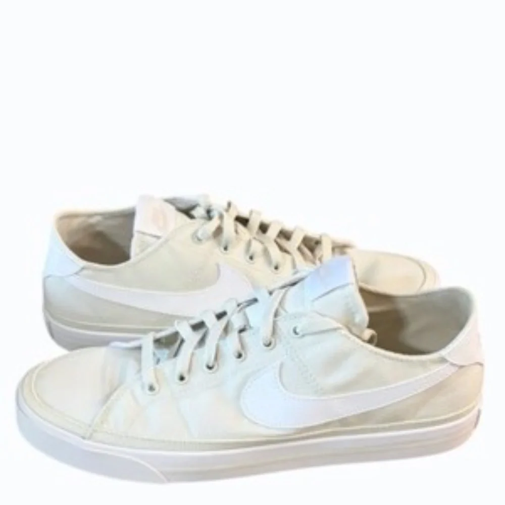 Nike‎ Court Legacy Mens Tan Canvas Shoes Size 10 Sneakers